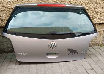 Klapa bagażnika tył VW Polo IV 9N 9N3 srebrna LA7W kompletna