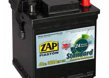 Akumulator ZAP Standard 40Ah 320A kostka PRAWY PLUS