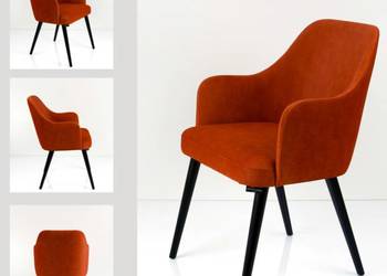 Krzesło DELUXE prosto od producenta KR-9 Pomarańczowy EMRA