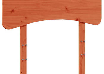 Wezgłowie łóżka woskowy brąz 75 cm lite drewno sosnowe WM-844800