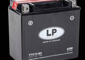 Akumulator motocyklowy 12Ah 190A Landport YTX14-BS 12V