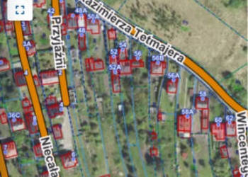Na sprzedaż działka budowlana 801m² Jaworzno-Bory