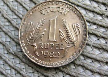 Indie 1 Rupia 1982r