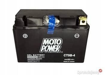 Akumulator motocyklowy 12V 8Ah 115A MotoPower CT9B-BS