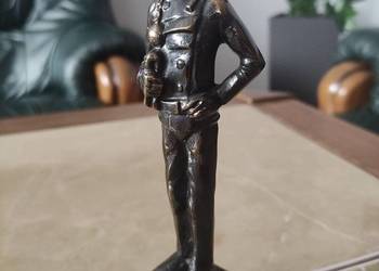 Statuetka kominiarz mosiądz/ brąz PRL lata 70 te