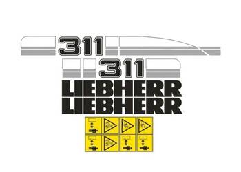 Naklejki oklejenie LIEBHERR 311 Zamiennik