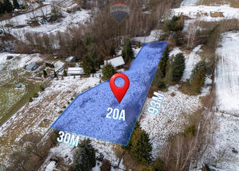 Działka budowlana Stadniki 20 ar, gm. Dobczyce