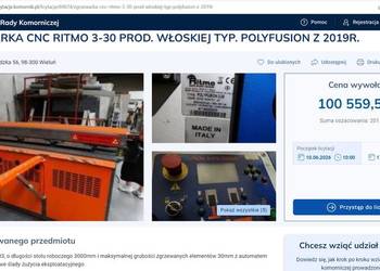 Licytacja komornicza zgrzewarki do tworzyw.