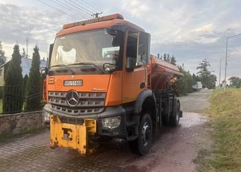 MERCEDES AROCS 1824 4x4 2014 Piaskarka solarka econ pług schmidt euro6