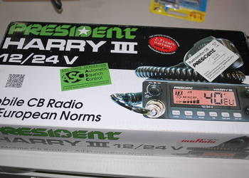 CB radio President Harry III ASC 12/24V + Antena President 65cm