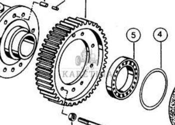 Claas Dominator 96 Wieniec zębaty Mechanizmu Różnicowego 0006852570 00 068…