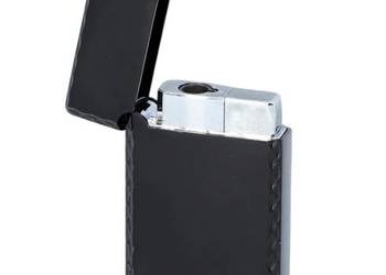 Zapalniczka Prezentowa Żarowa Metalowa Gazowa Turbo Płomień Czarna Gentelo