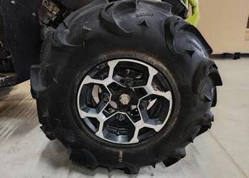 KOLA CAN-AM R12_4x136_20r_OPONY BŁOTNE 25MM MAXXIS MUZILLA 28x10 + 28x8