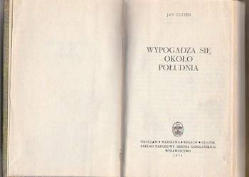 (7630) WYPOGADZA SIĘ OKOŁO POŁUDNIA – JAN TETTER