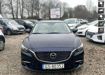 Mazda 6 1 Wł Lekarz Salon PL,2 kpl Alu, Skóry ,Head,Szyber dach ,bixenon I…
