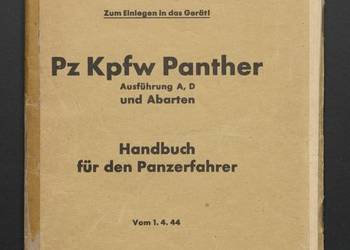 Pz Kpfw Panther Ausführung A, D und Abarten Handbuch für den