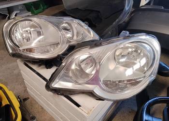 Lampy Przód Reflektory Komplet VW Polo IV FL 9N3 Oryginał Valeo