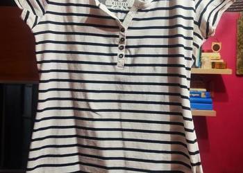 Bluzeczka w marynarskim stylu, rozm. XL/XXL - 95%bawełny biała