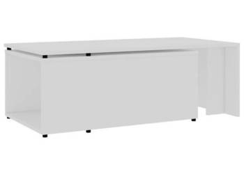 vidaXL Stolik kawowy, biały, 150x50x35 cm(SKU:801337)