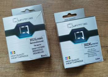 Tusze do drukarki HP 1110 3630 4520 3835 4650 Quantec 302XL Nowe