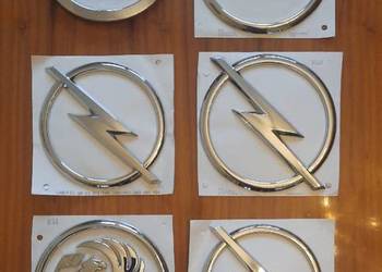 Emblematy Chevrolet, Opel, Vauxhall