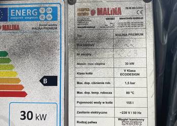 Kocioł CO z podajnikiem na ekogroszek 30KW Używany