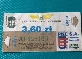 ( 895. ) Bilet Komunikacji Jaworzno