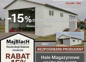 Kolory RAL | Hala - Wiata |Garaż Blaszany| RABAT | PRODUCENT Maj-Blach