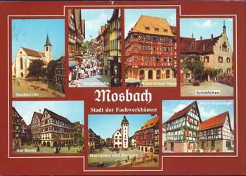 Kart. pozdrowienia z RFN  kas  1990 Kart. pozdrowienia z RFN  kas  1990