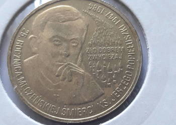 2 zł 25 r. śmierci Księdza Jerzego Popiełuszki 2009 r.-UNC
