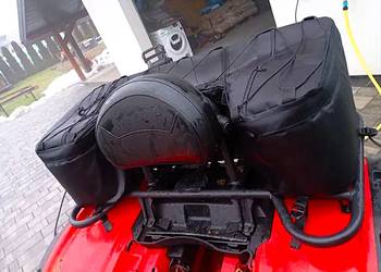 Uniwersalny Mocny Sztywny Kufer ze Skórzanym Oparciem( Komplet) do QUADA