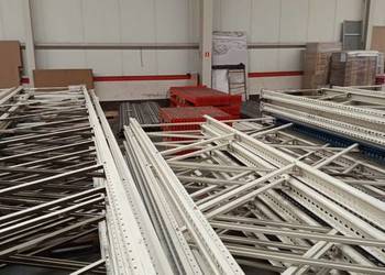 Regały magazynowe mecalux 600 miejsc paletowych wjezdne drive in magazyn