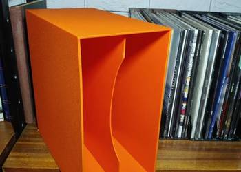 Stojak na płyty winylowe, Niemcy, vintage