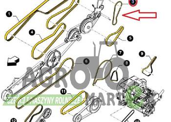 84073457 PAS KLINOWY L-1963 CNH