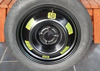 Koło zapasowe dojazdowe Peugeot 2008 I 125/85/R16 ET10