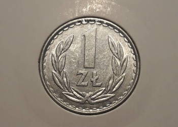 1 złoty 1985 r. - nr 6 - około mennicze