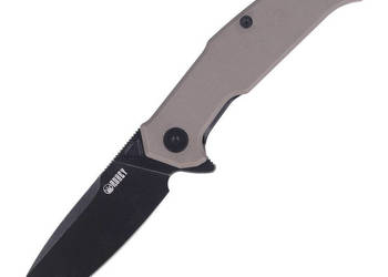 Nóż składany Kubey Knife Victory Tan G10, Darkwash AUS-10 (KU219C)