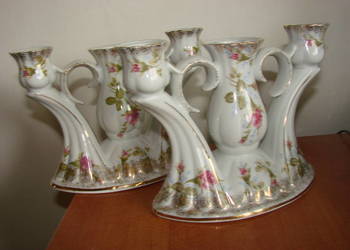 Chodzież porcelanowy świecznik Iwona