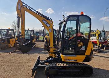 Minikoparka JCB 8026 CTS 2023r  przebieg 460mtg  jak nówka