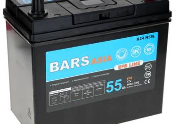 Akumulator Bars EFB LINE 12V 55Ah 460A P+ BF55B24PL