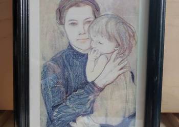 Stanisław Wyspiański Matka Kobieta z dzieckiem Macierzyństwo oprawa rama