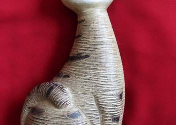 Kot - wesoły kotek - figurka duża - ceramika - 24 x 12,5 x 9 cm