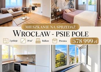 2pok, 39met, okolice Obornickiej LOGGIA/PIWNICA (Wrocław)