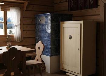 Szafa Chlebowa ze Szklanymi Pojemnikami na Przyprawy AntykiMarki.pl