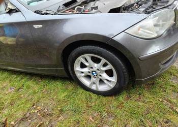 Bmw e87 błotnik przedni prawy oryginał idealny sparkling graphite metallic