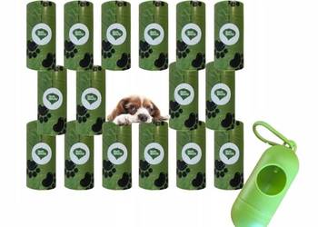 Worki na psie odchody BIO biodegradowalne + etui gratis