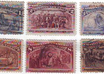 Zn. USA  Mi 73, 4, 6, 7, 9, 80 kas 1893