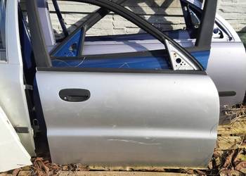 Lanos prawe przednie  prawy przód drzwi srebrne