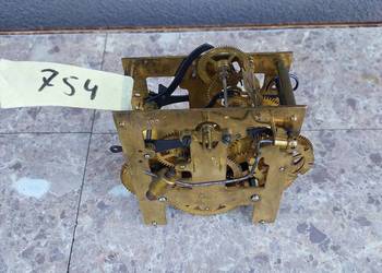 754 Mechanizm starego zegara ściennego Junghans uszkodzony