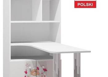OWIECZKA 19 - N36 regał z biurkiem dziecięcy 80x40 w.190